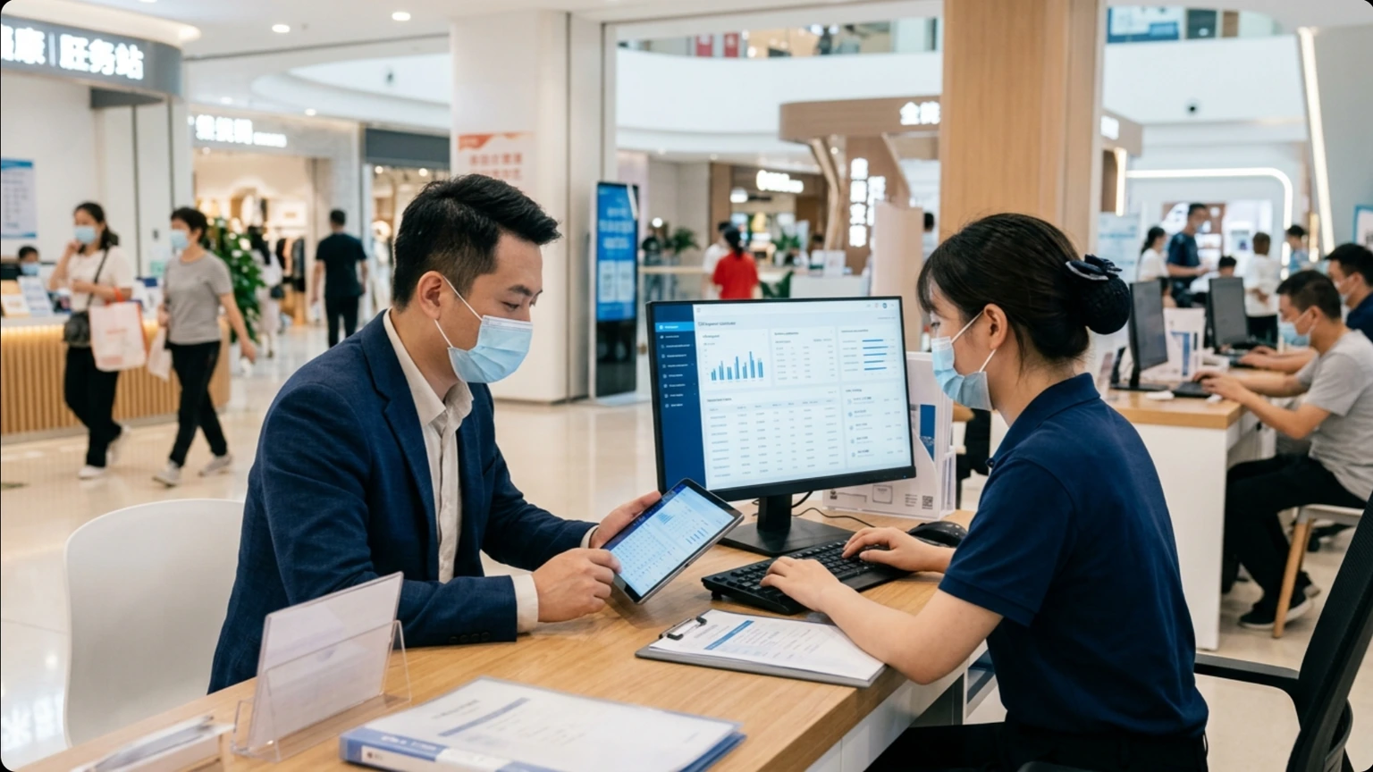 上门按摩业务角色和资金触点示意图
